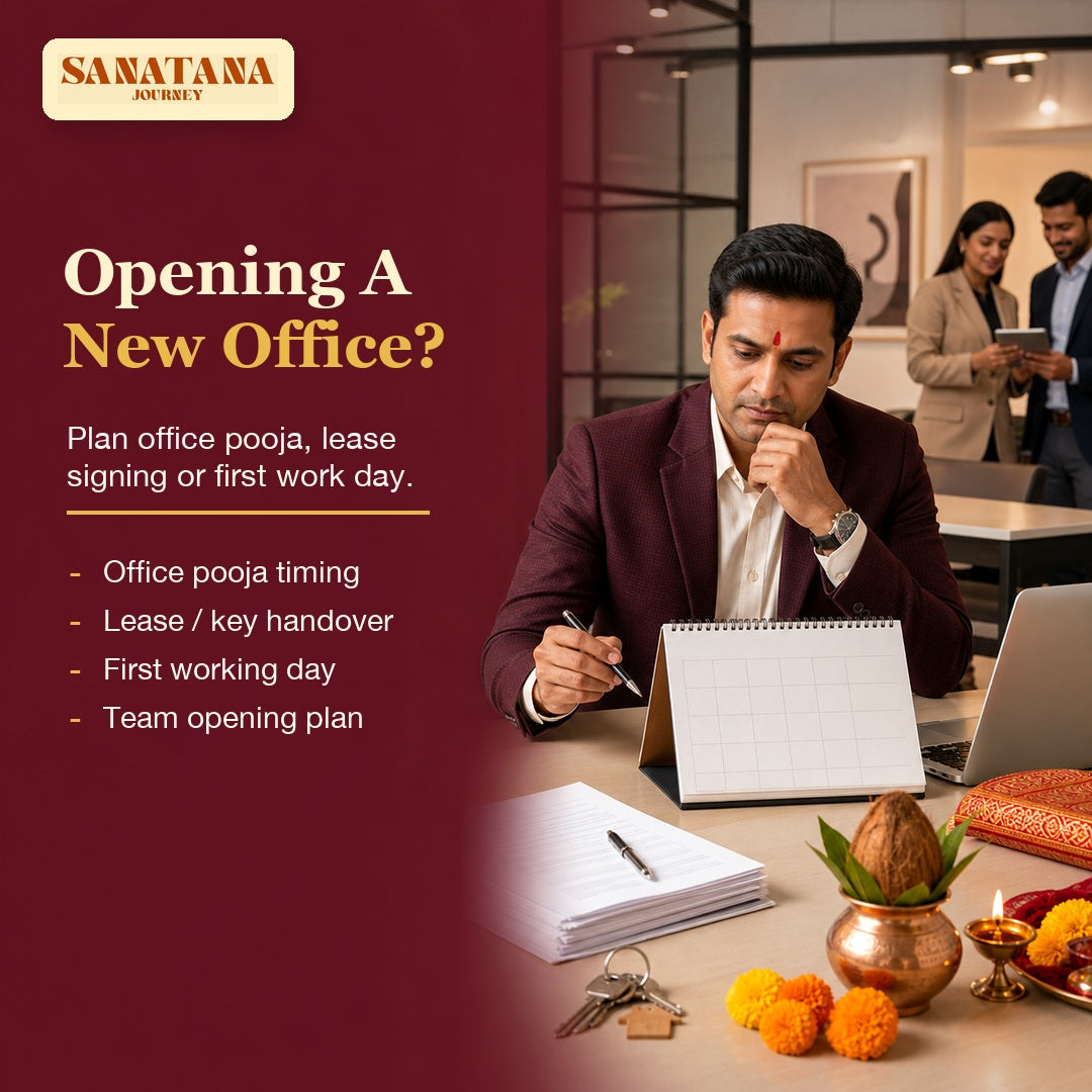 Choose an auspicious date before opening a new office