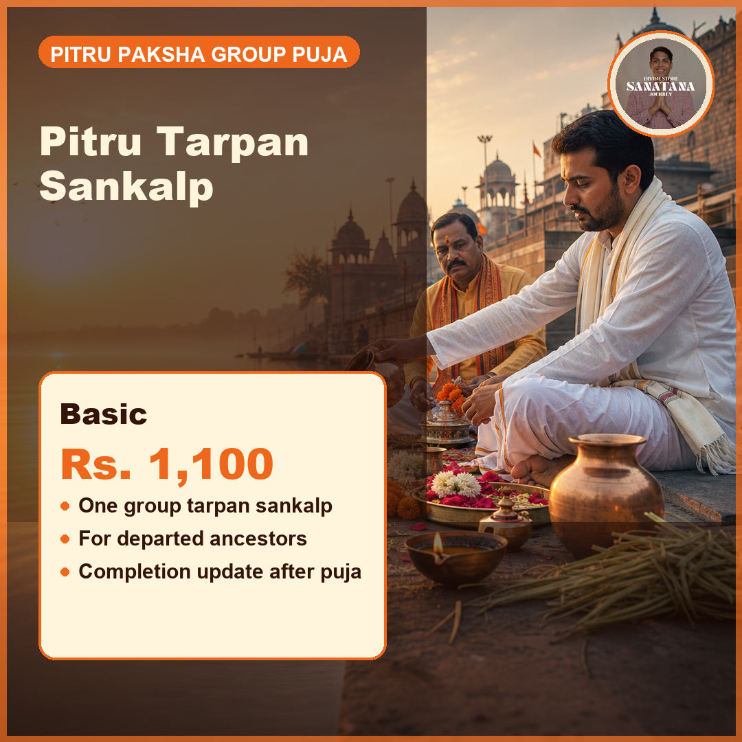 Pitru Tarpan Sankalp Puja Rs 1100 during Pitru Paksha