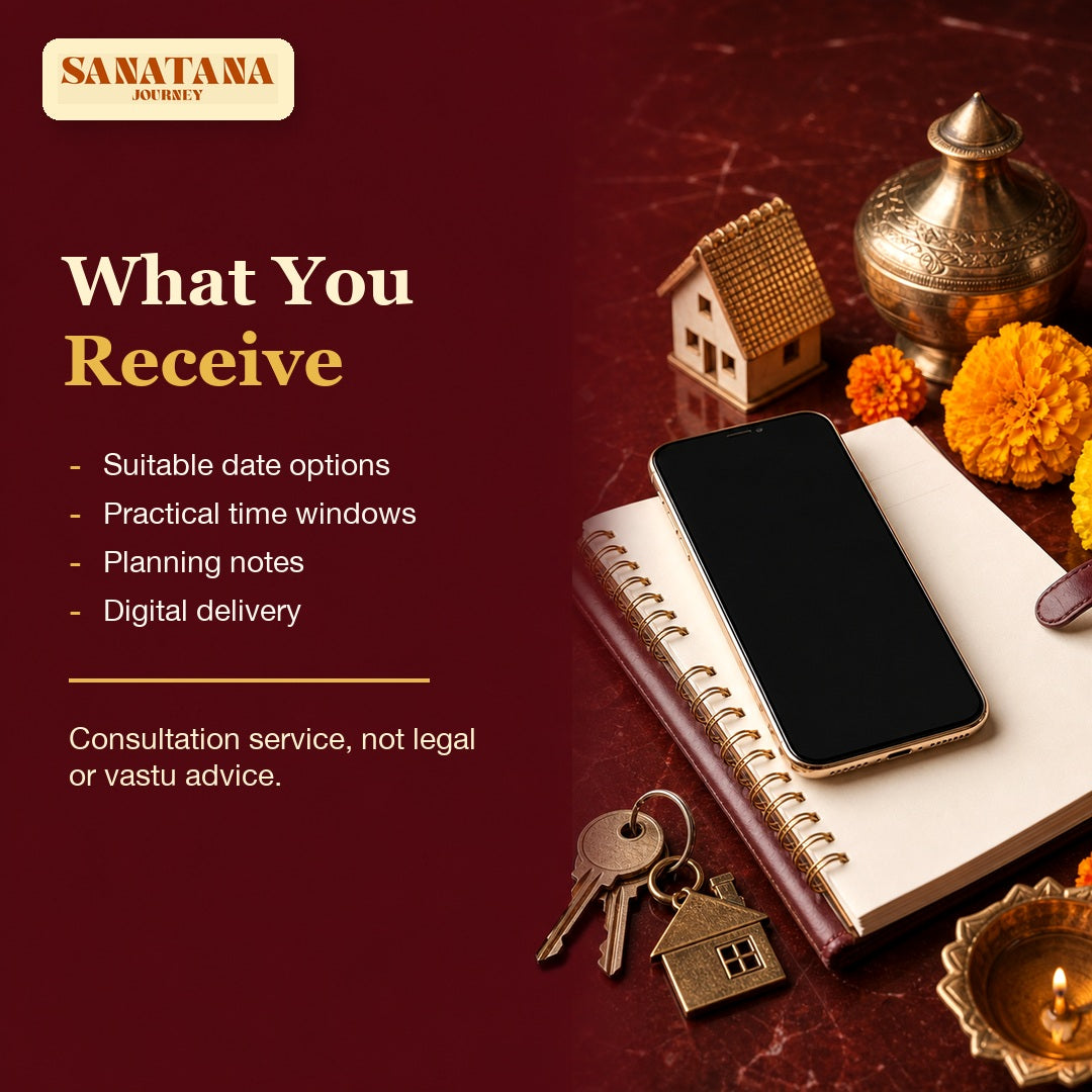 What you receive in property purchase muhurat consultation
