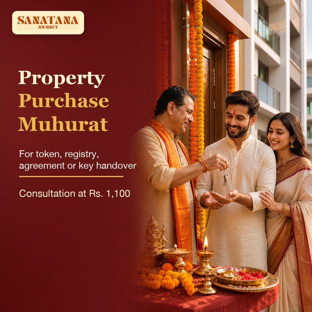 Property Purchase Muhurat Consultation for registry agreement and key handover