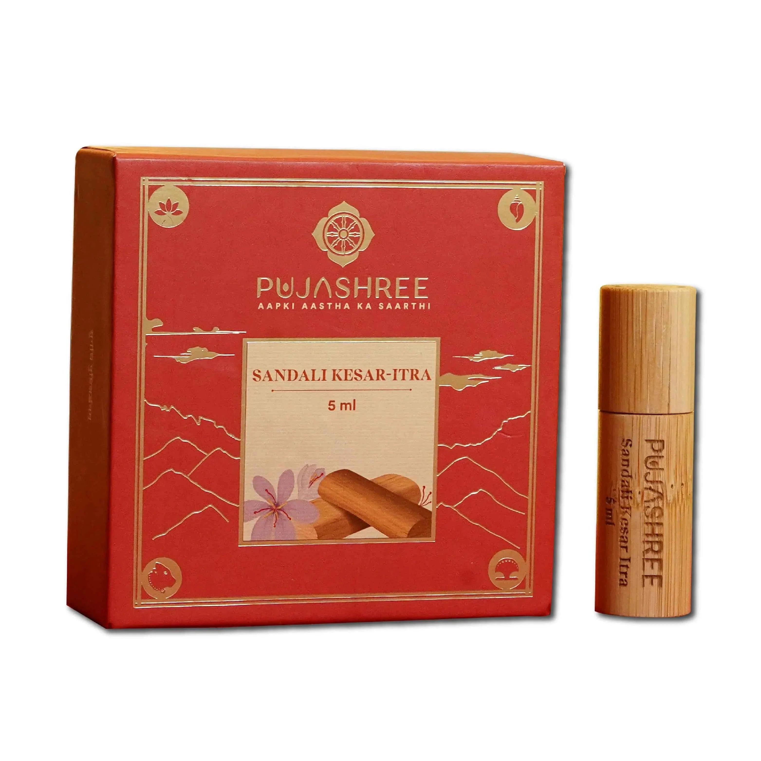 Itra Sandali Kesar 5 ml by Pujashree | Sanatana Journey