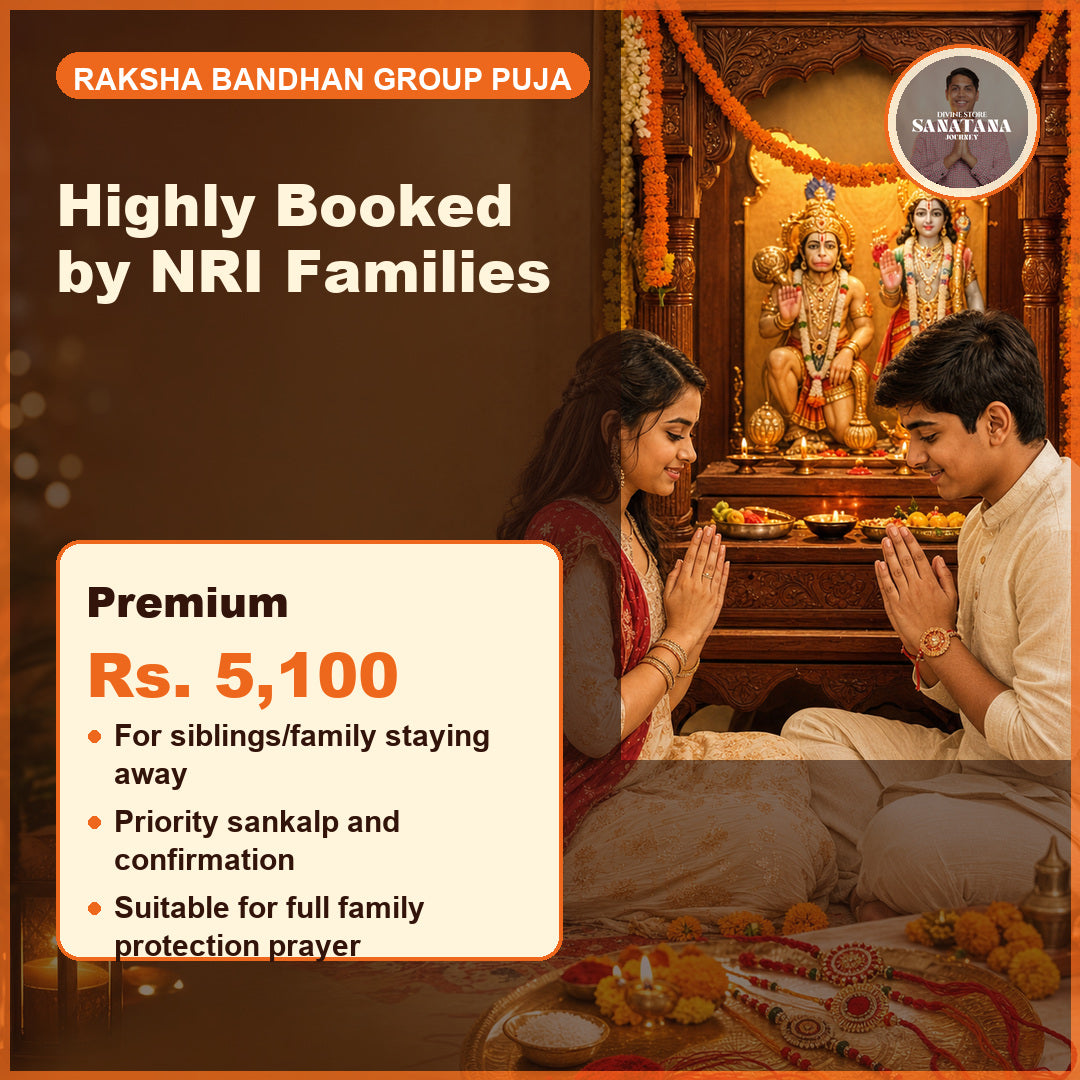 Raksha Bandhan family protection puja highly booked by NRI families Rs 5100
