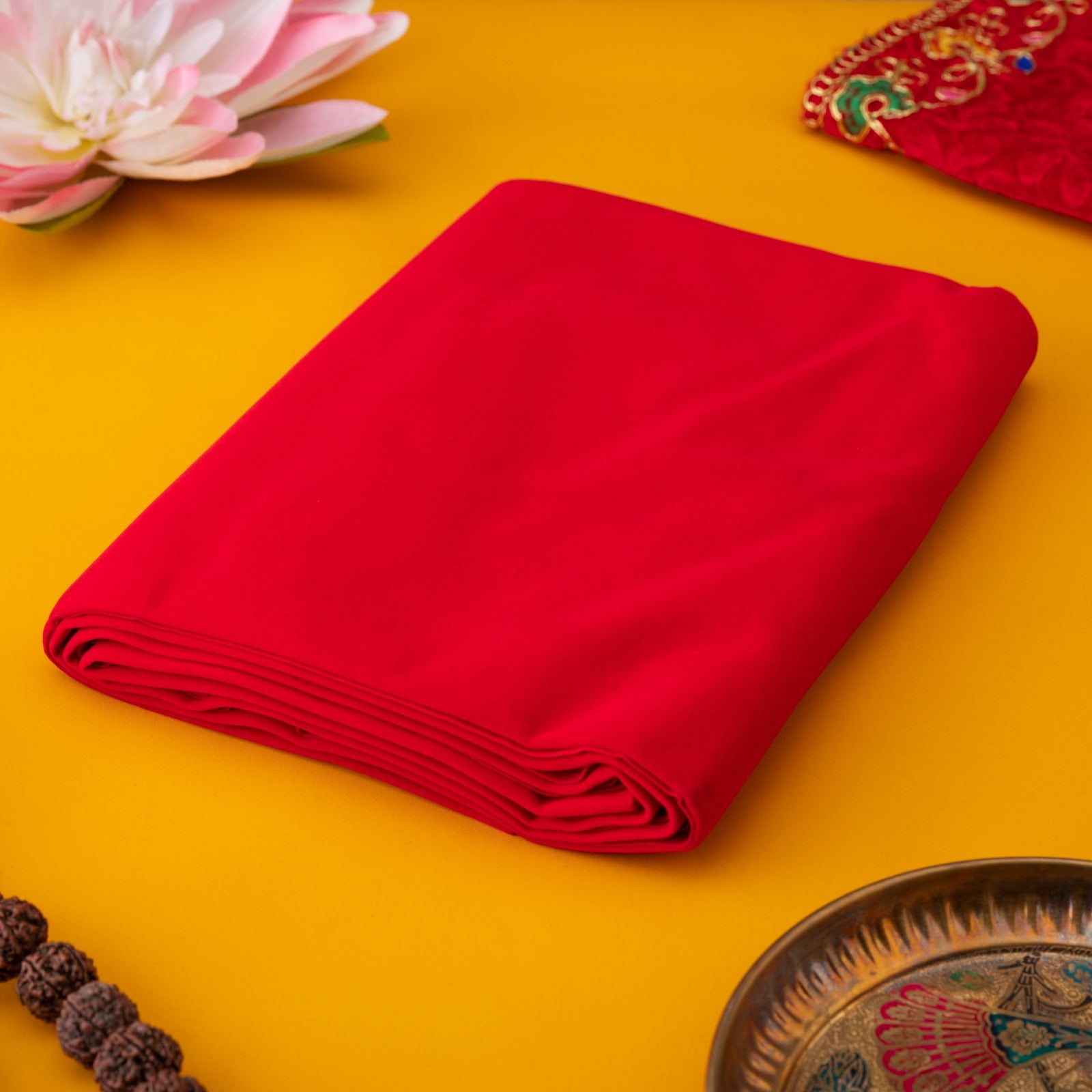 Red Cloth for Pooja