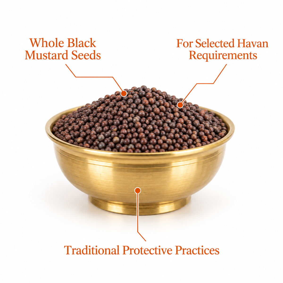 Sabut Sarso whole mustard seeds for selected havan and traditional practices