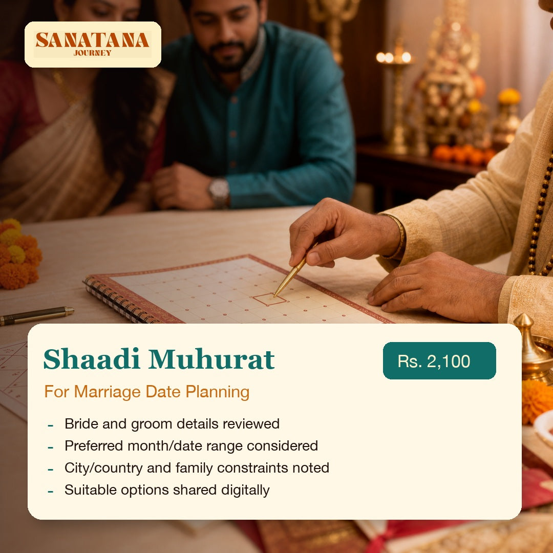 Shaadi Muhurat consultation for Rs 2100