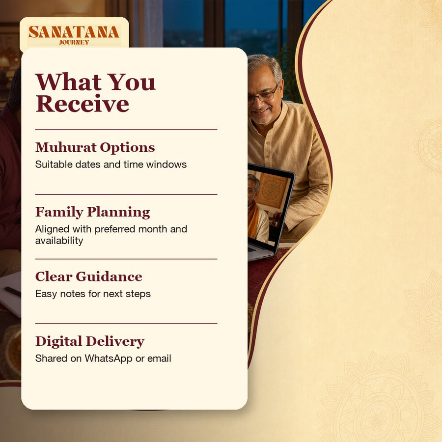 What you receive in Shaadi Muhurat consultation