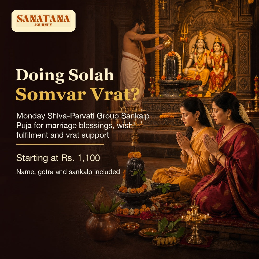 Solah Somvar Vrat Sankalp Puja for marriage blessings and wish fulfilment